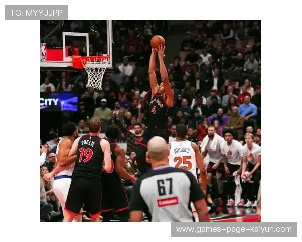 巴恩斯追帽成功反击暴扣，猛龙主场彻底沸腾